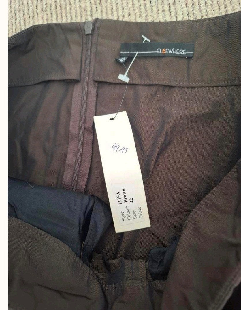 elsewhere rok maat 42 nieuw, Kleding | Dames, Bruin, Elsewhere, Maat 42/44 (L), Nieuw