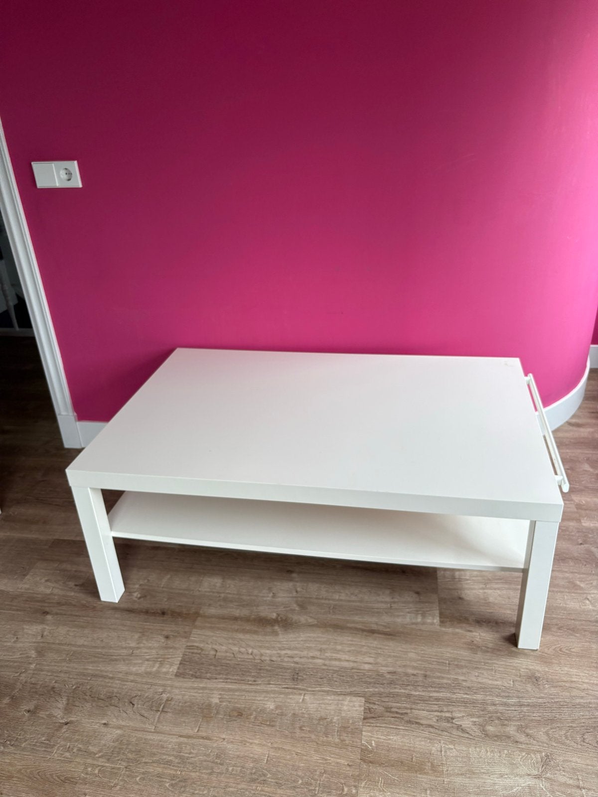 IKEA Witte salontafel, Ophalen, Overige materialen, Gebruikt, 100 tot 150 cm