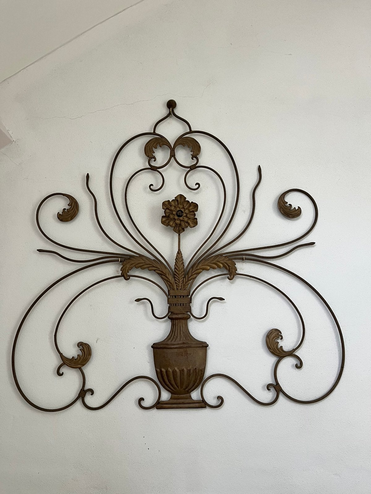 Antiek metalen ornament ca 90 x 90 cm, Ophalen