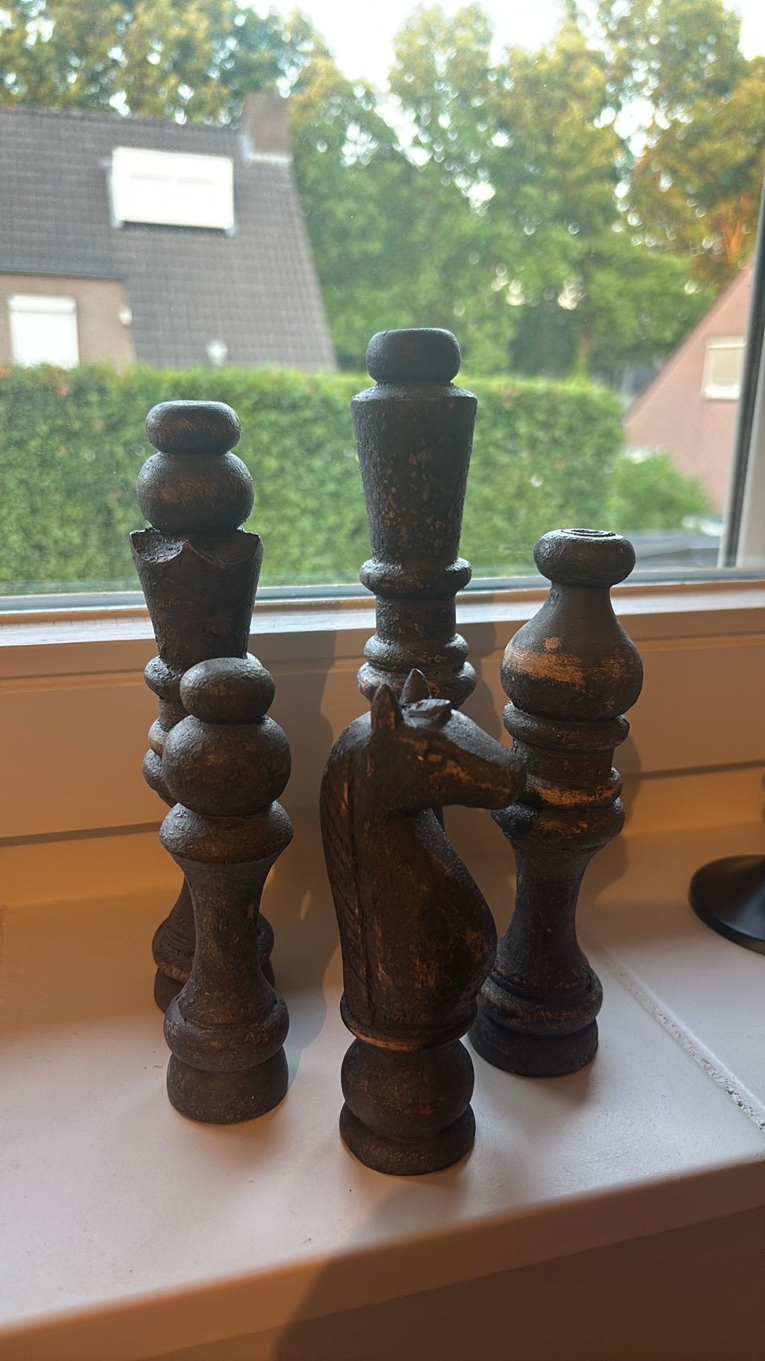 Schaakstukken stoer sober interieur, Ophalen of Verzenden, Zo goed als nieuw