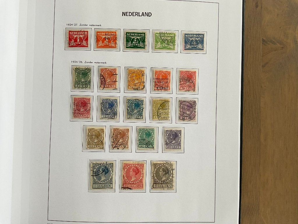 nederland NVPH 144 t/m 165 gestempeld, Postzegels en Munten, Postzegels | Nederland, Ophalen of Verzenden, Gestempeld