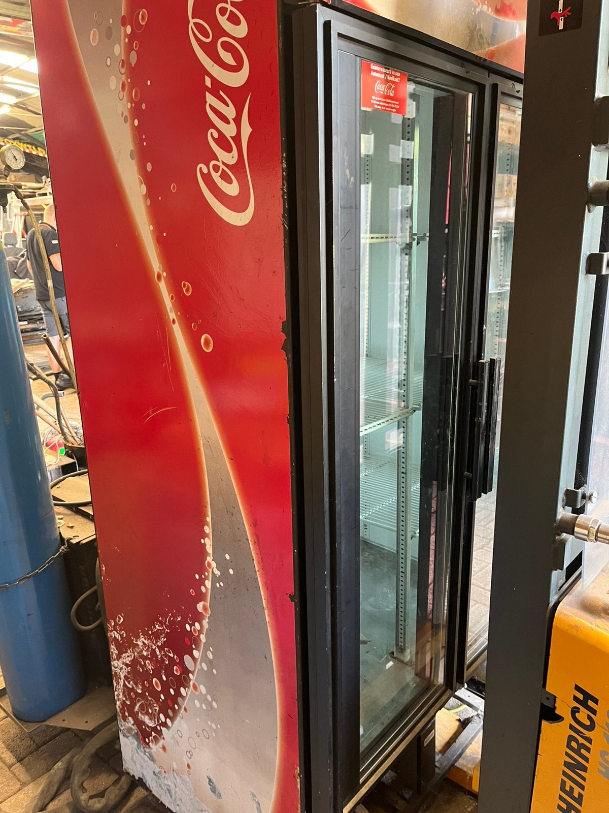 Coca cola koelkast, Ophalen, Gebruikt