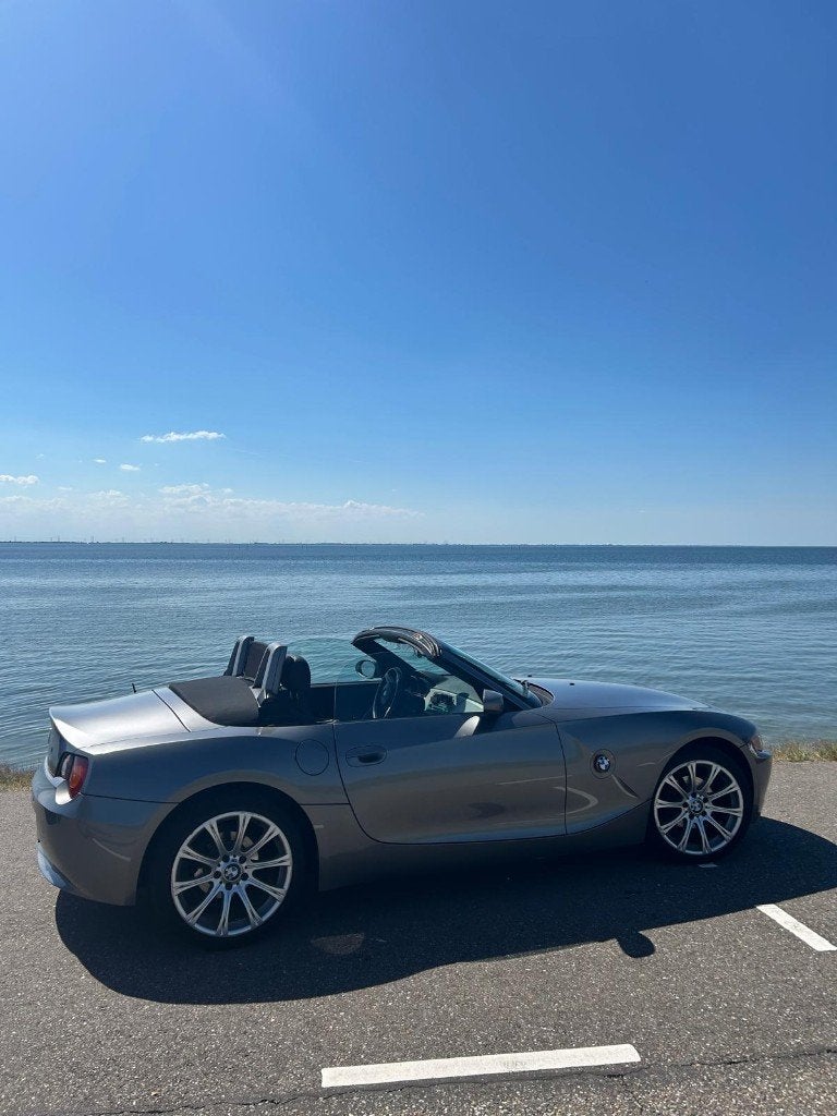 BMW Z4 2.5 I Roadster 2003 Grijs, Achterwielaandrijving, Zwart, Cabriolet, Handgeschakeld