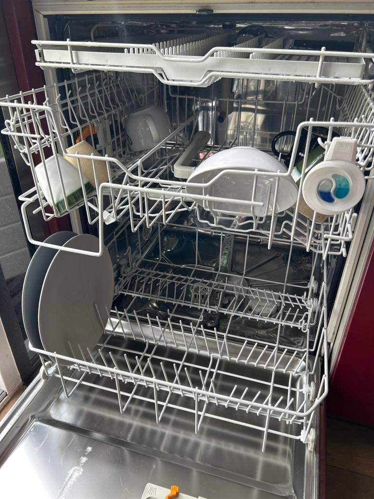 Miele inbouw Vaatwasser, Witgoed en Apparatuur, Vaatwasmachines, Ophalen, Gebruikt, 60 cm of meer, Eco programma