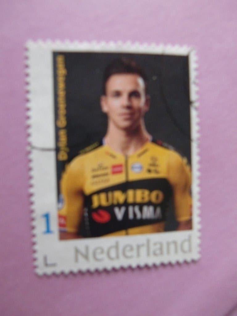 Persoonlijke zegel - Dylan Groenewegen - Jumo Visma - gest., Verzenden, Na 1940, Gestempeld