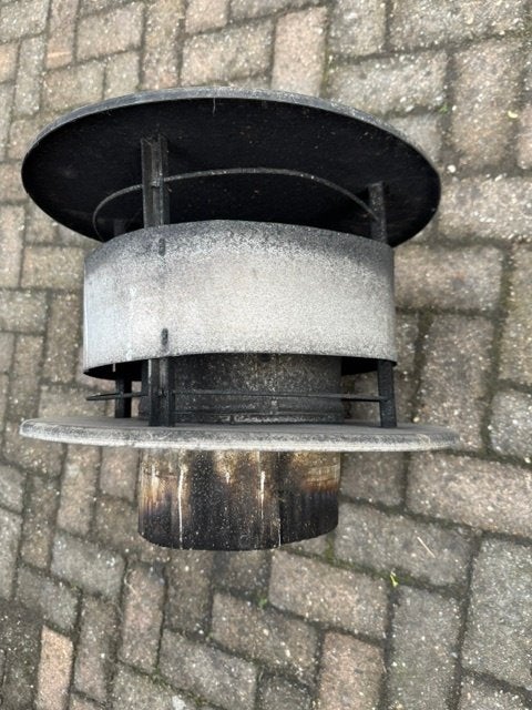 trekkap  voor rookgasafvoer of ventilatie, Doe-het-zelf en Verbouw, Ophalen of Verzenden, Zo goed als nieuw, Afzuiger