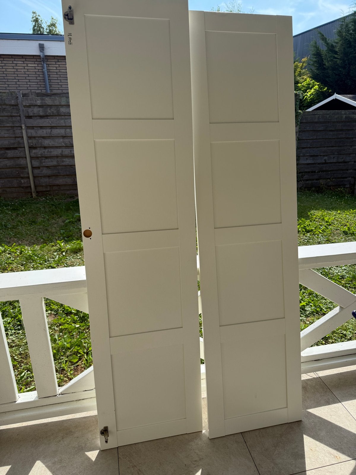 IKEA PAX Bergsbo Deuren (2 stuks), Doe-het-zelf en Verbouw, Deuren en Horren, Ophalen, Minder dan 80 cm, Overige typen, Minder dan 200 cm
