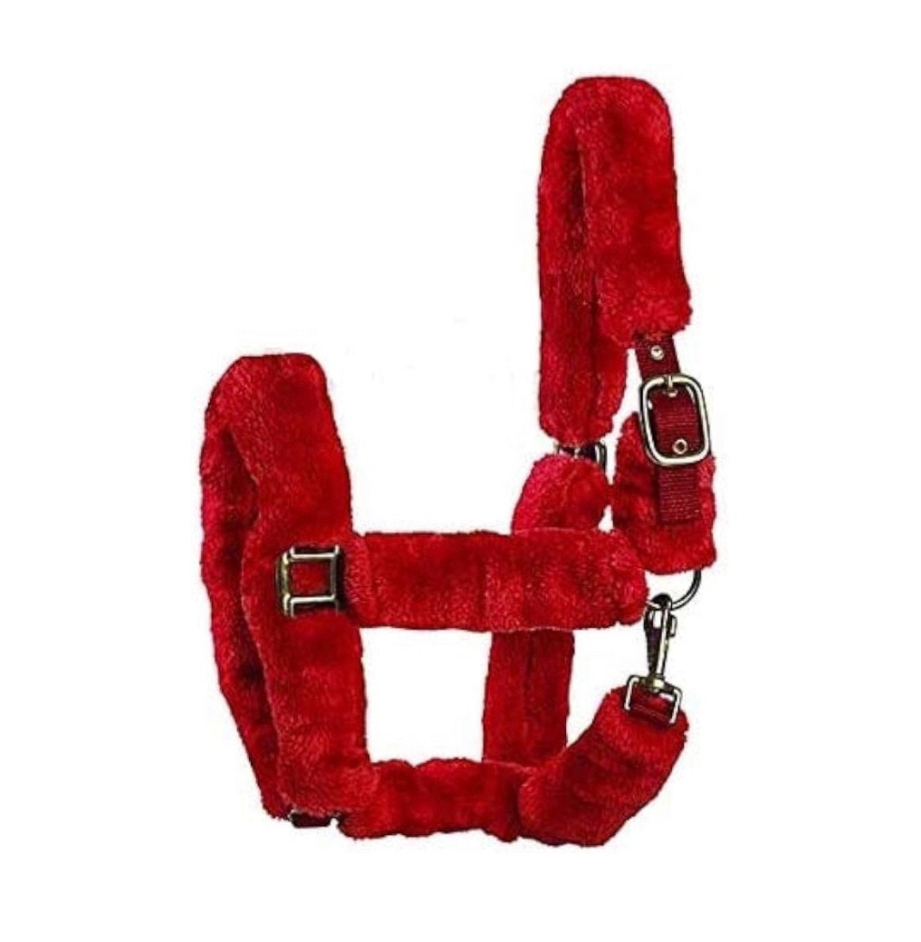 Elico Kingston Halster paard paarden gewatteerd pluizig rood, Dieren en Toebehoren, P, P, P, Nieuw