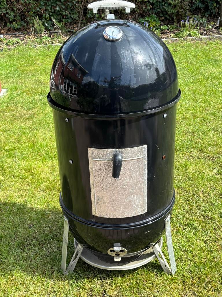 Weber Rookoven 50 cm - bbq smokey mountain, Ophalen, Gebruikt