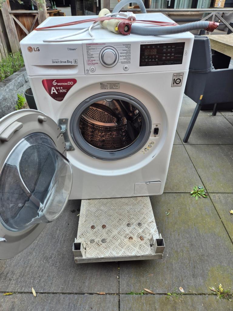 LG FH4J6TS8 Direct Drive met foutcode, Ophalen, 1200 tot 1600 toeren