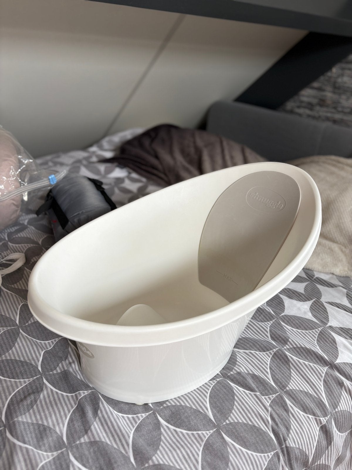 Shnuggle babybadje wit, Ophalen, Gebruikt, Badje, Overige merken