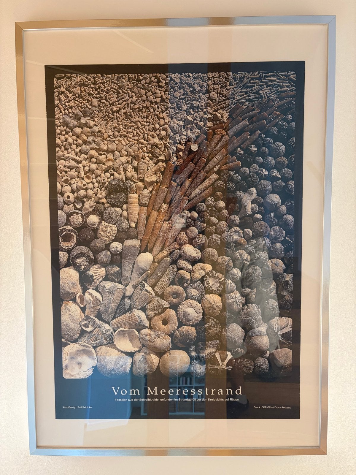 3x IKEA RIBBA Frames with 'Vom Meeresstrand' Posters, Ophalen, 50 – 75, Zo goed als nieuw, Foto of Poster