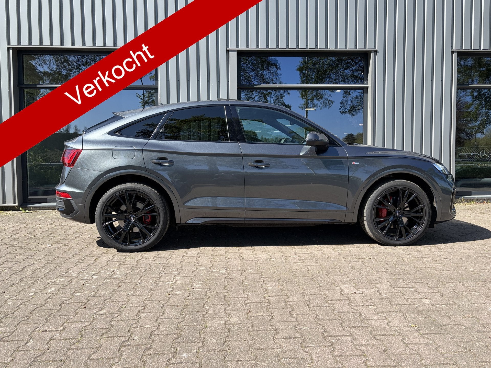 Audi Q5 Sportback 55 TFSI e S edition Panoramadak, Keyless-e, Automaat, Gebruikt, 4 cilinders, Leder en Stof