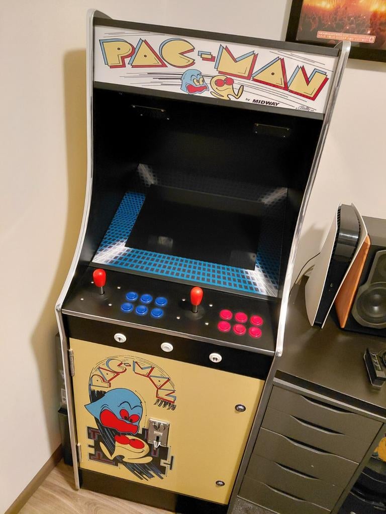 Pac-Man Arcade Kast met 3500 Spellen, Spelcomputers en Games, Games | Overige, Ophalen, Overige genres, 2 spelers, Eén computer