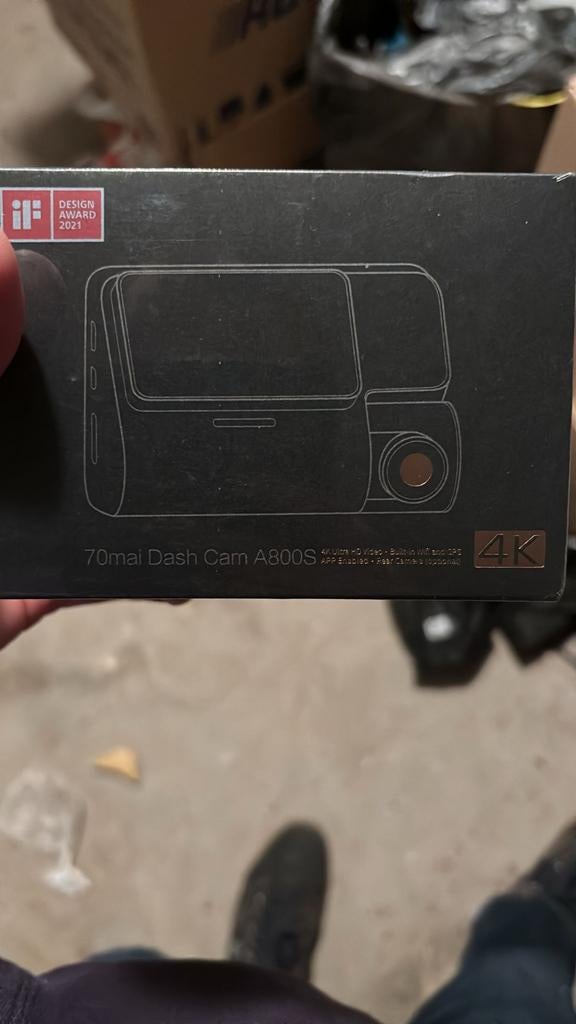 Nieuwe 70mai A800S 4K Dashcam - Ongeopend in verpakking, Auto diversen, Dashcams, Nieuw, Ophalen