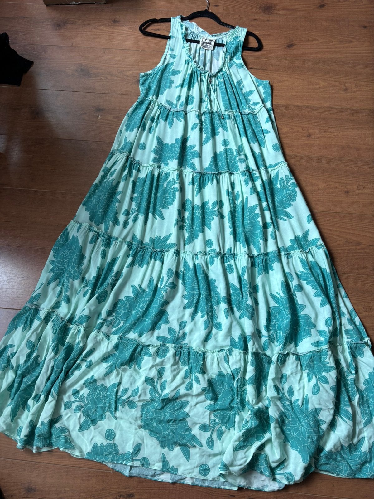 Nieuwstaat maxi jurk jaase mt l, Kleding | Dames, Maat 42/44 (L), Ophalen of Verzenden, Zo goed als nieuw, Onder de knie