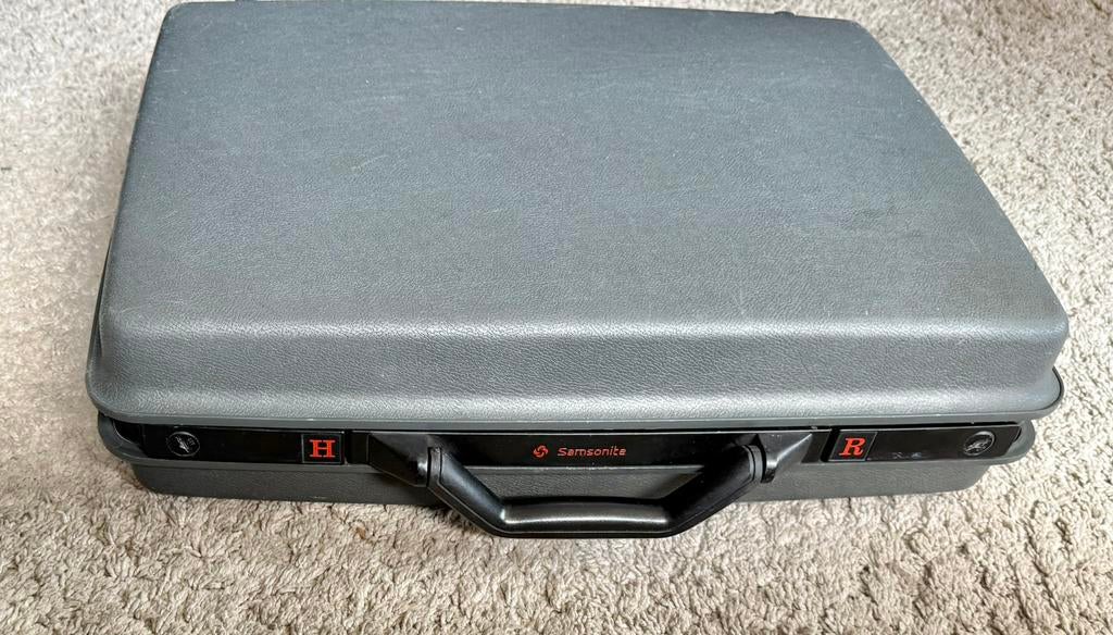 Samsonite akte koffer, Sieraden, Tassen en Uiterlijk, Koffers, Ophalen, Gebruikt, Hard kunststof, Minder dan 50 cm