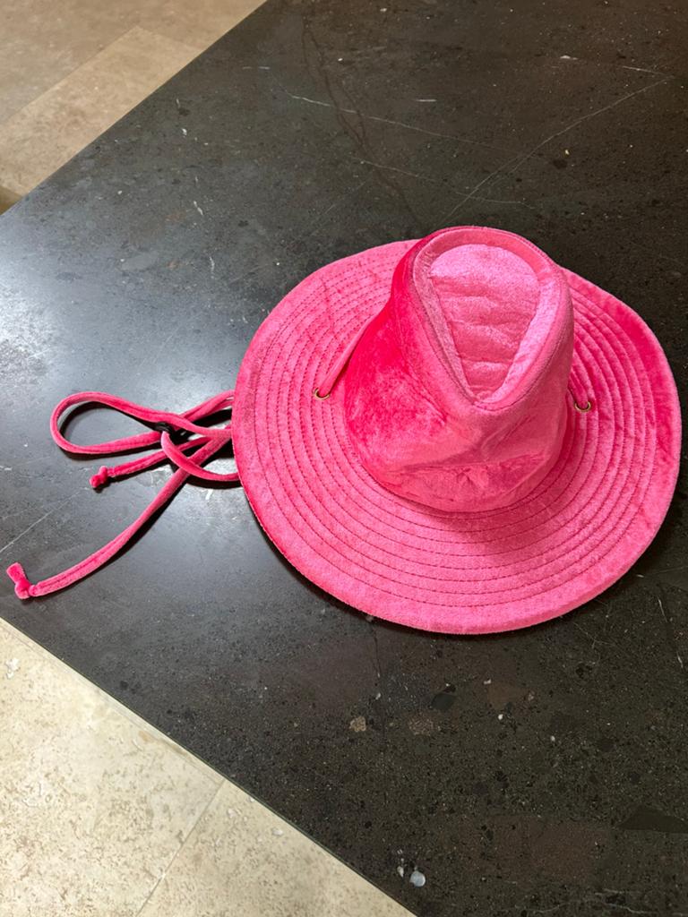 Roze cowboy hoed, Ophalen, Gedragen, One size fits all, Hoed