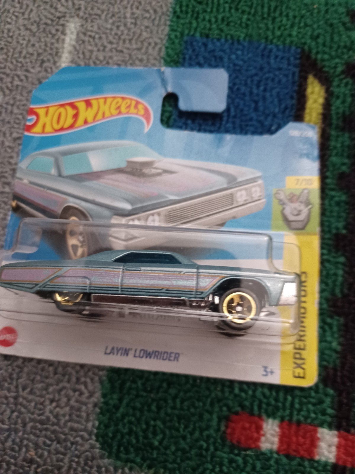 hotwheel layin lowrider blue, Ophalen of Verzenden, Auto