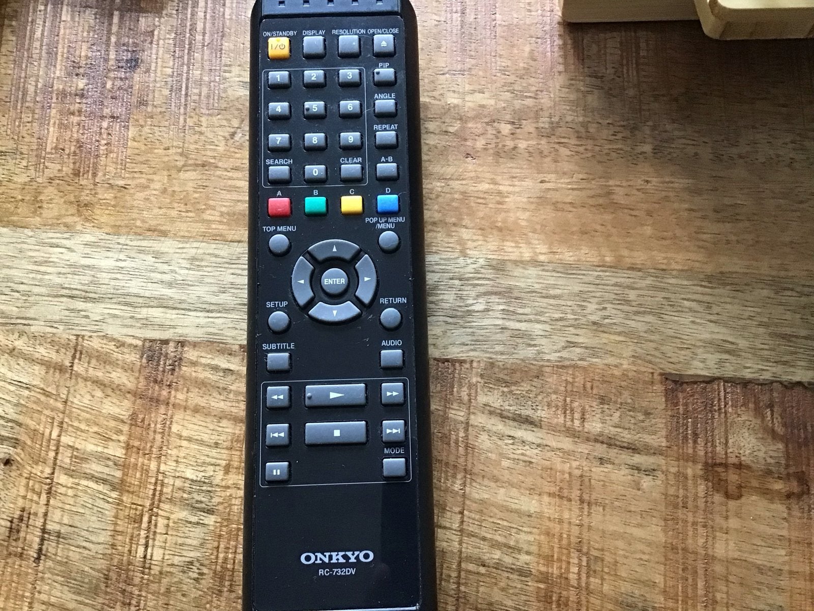 Onkyo RC-732DV Afstandsbediening - Zo goed als nieuw, Ophalen of Verzenden, Zo goed als nieuw, Origineel, Dvd