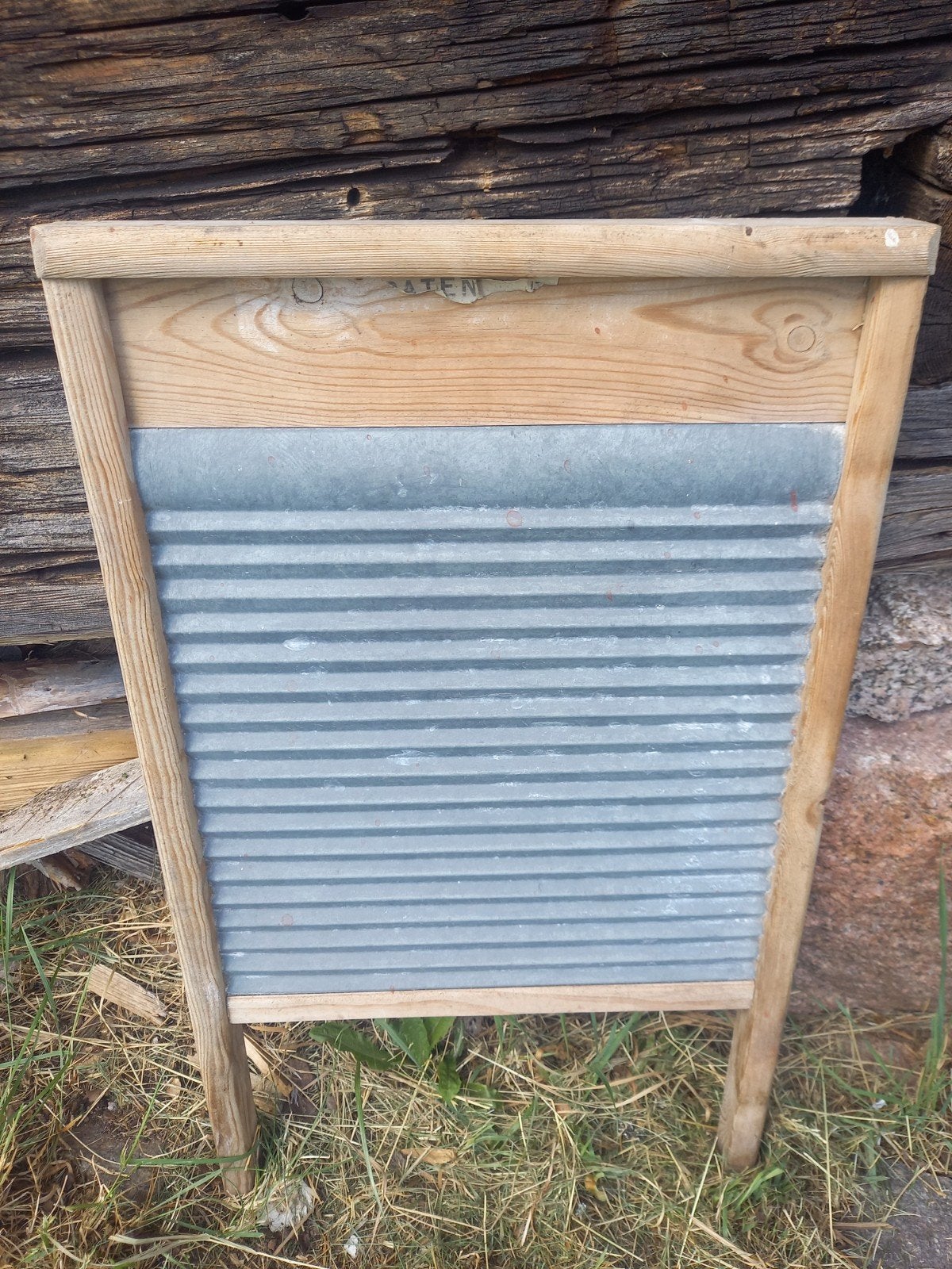Zweeds houten wasbord - Nostalgisch en decoratief, Ophalen of Verzenden