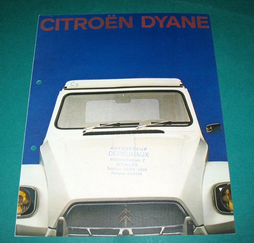 Vraagbaak citroen 2 cv4 cv6 dyane 435 dyane 6, Ophalen of Verzenden, Gelezen, Citroën, Citroën