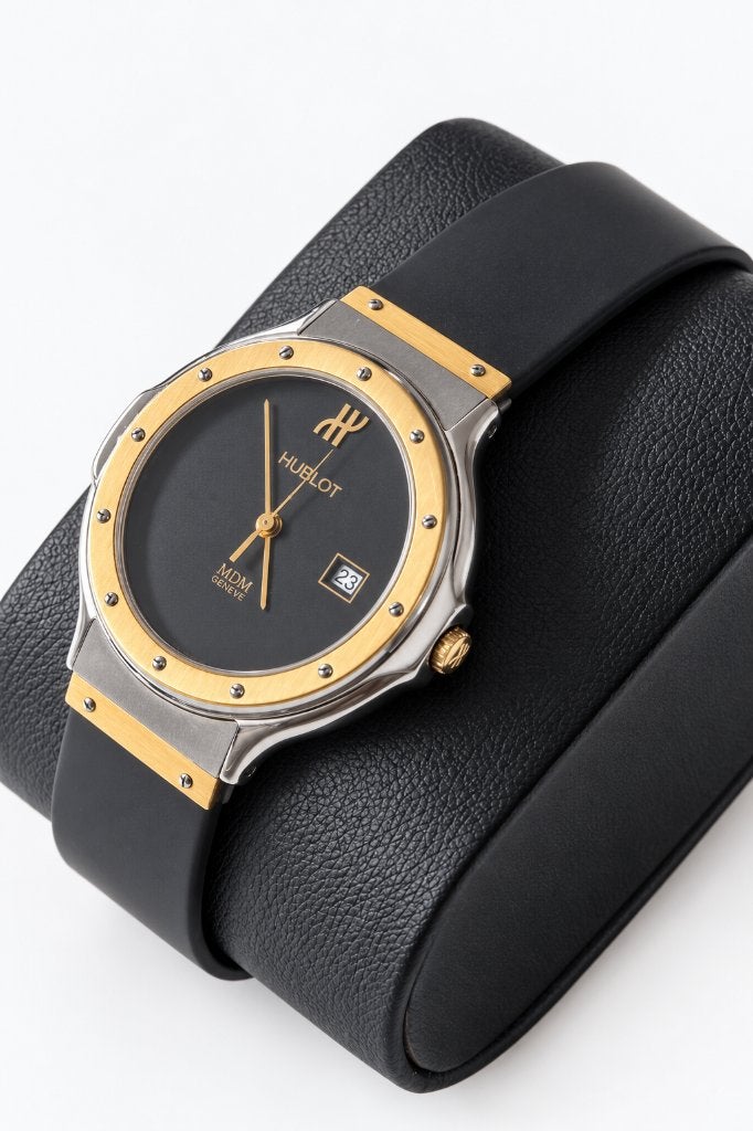Hublot MDM Genève 32mm Quartz Steel & Gold Vintage, Overige merken, Polshorloge, Overige materialen, Ophalen of Verzenden