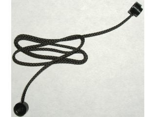 Lego Stenen Black String with End Studs (40L Overall) with, Lego, Nieuw, Ophalen of Verzenden, Losse stenen