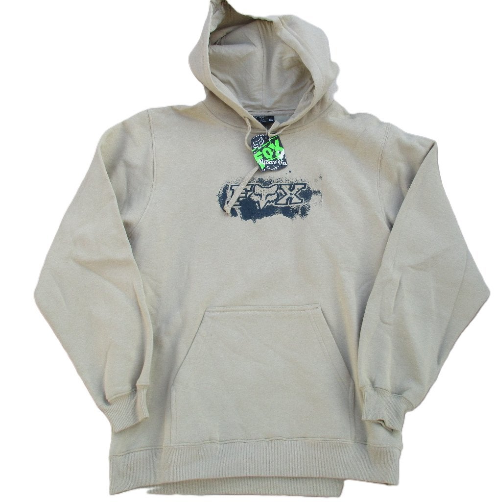 Fox racing vintage hoodie beige / sand medium, Info@taurusvintage.nl, Maat 48/50 (M), Beige, Ophalen of Verzenden