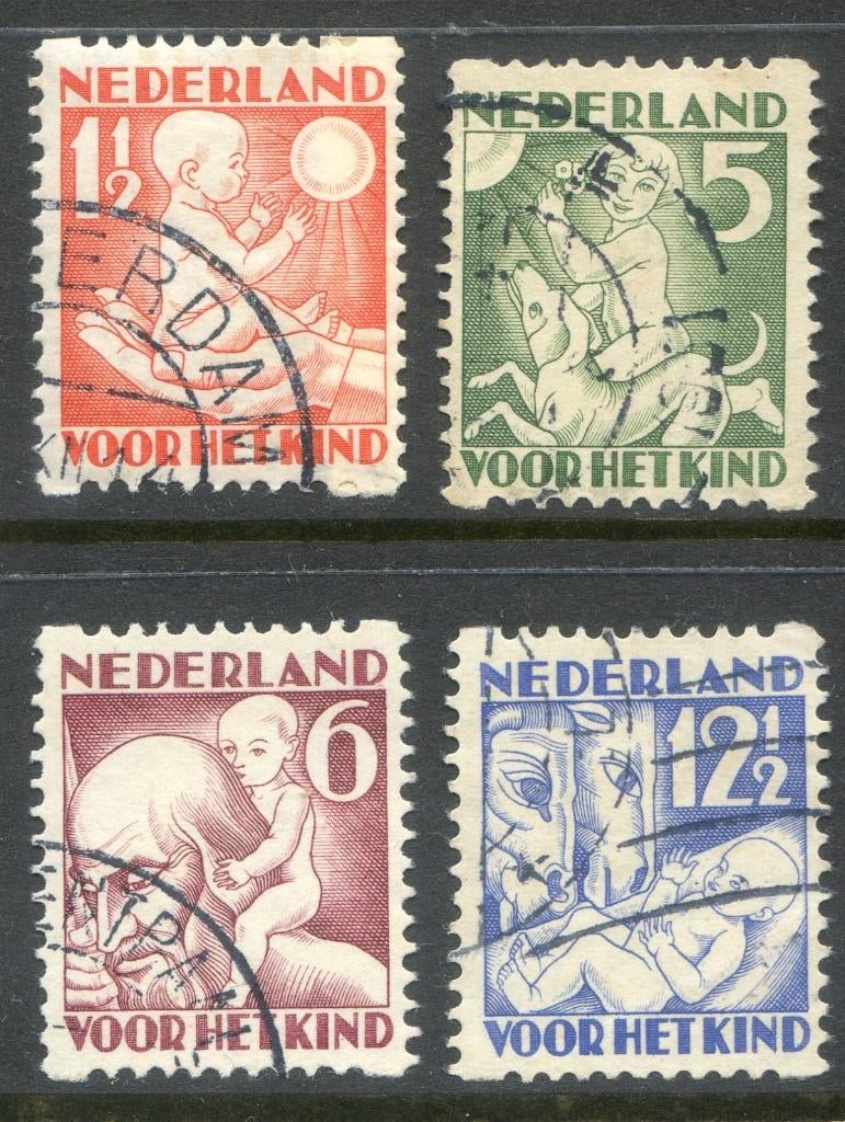 Roltanding 86-89, Postzegels en Munten, Postzegels | Nederland, Ophalen of Verzenden, Gestempeld