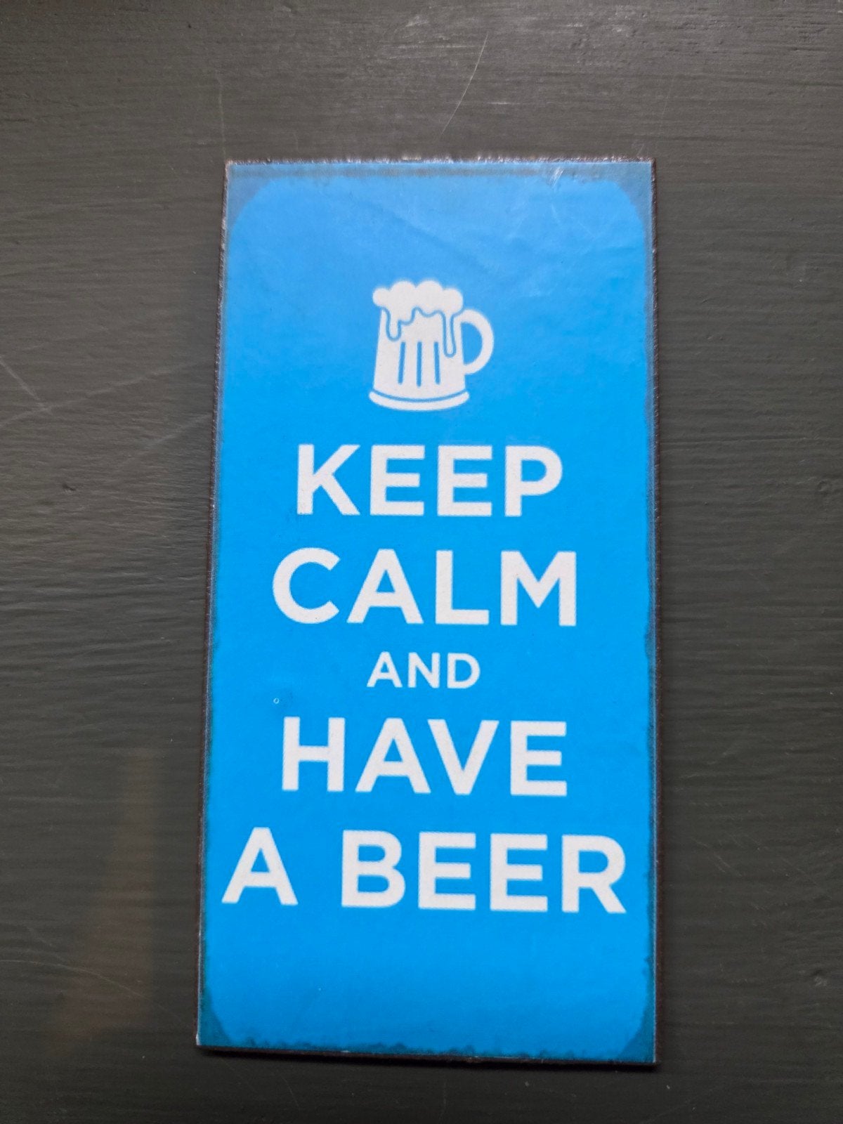 koelkastmagneet Keep Cool and Have a Beer, Ophalen of Verzenden, Nieuw, Reclamebord