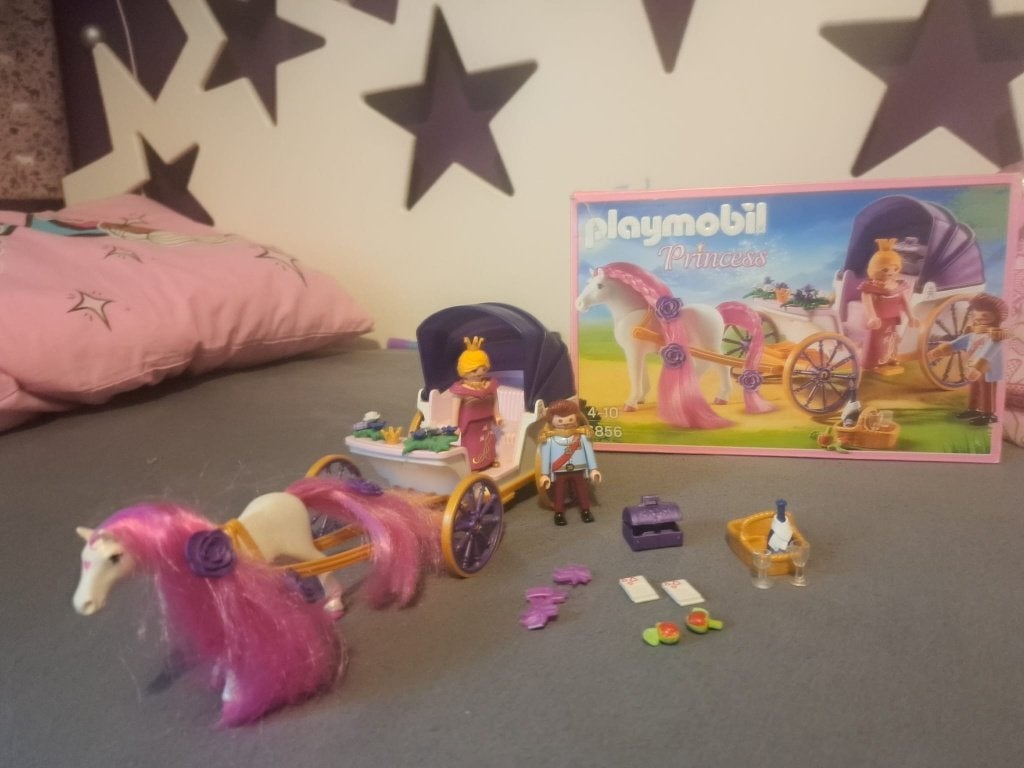Playmobil koets Princess 6856, Ophalen of Verzenden, Zo goed als nieuw, Complete set