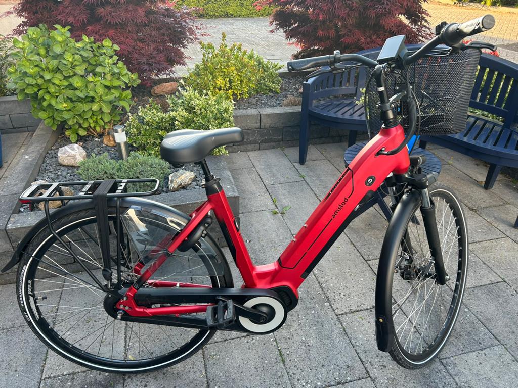 Elektrische fiets te koop., Fietsen en Brommers, Elektrische fietsen, Zo goed als nieuw, 47 tot 51 cm, 50 km per accu of meer