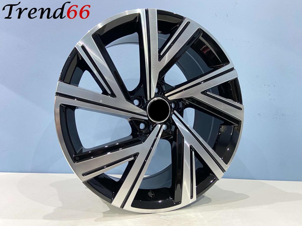 5x100 17inch Velgen Bergamo Polo 2G GTI Seat Ibiza Skoda, Niet ingevuld, 215 mm, Velg(en), Niet ingevuld