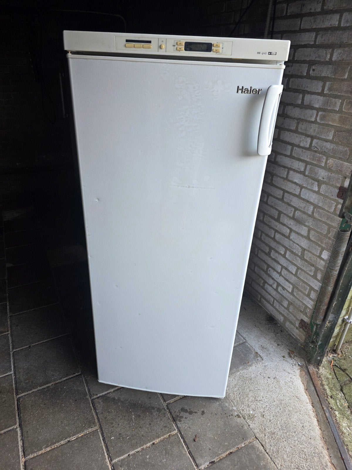 Haier 7 laden vrieskast A+, Gebruikt, Minder dan 60 cm, Energieklasse A of zuiniger, 140 tot 160 cm