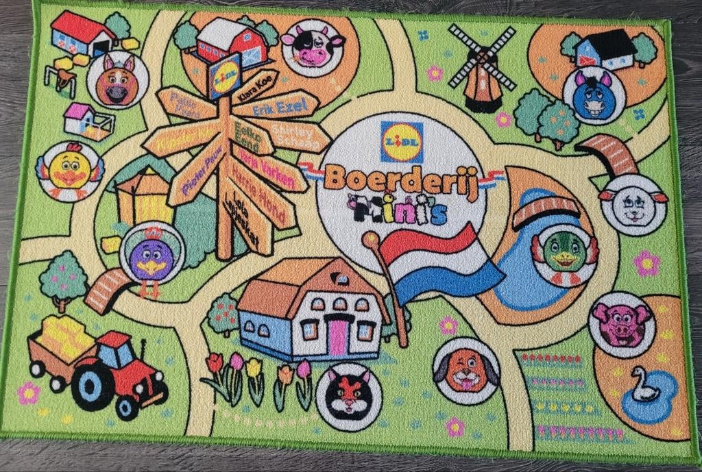 Gratis Lidl Boerderij Minis speelkleed, Ophalen, Gebruikt