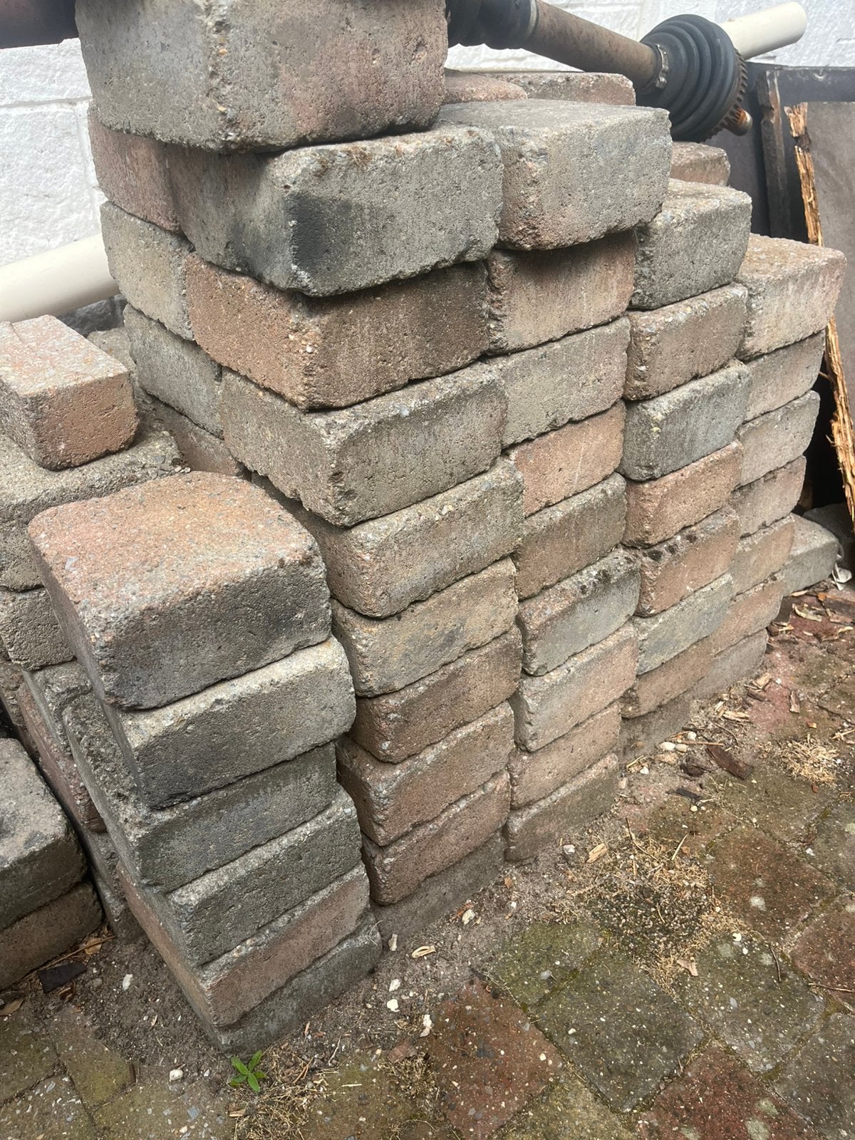 C.a 7m2 klinkers 13x13x6, Ophalen, Klinkers, 5 tot 10 m², Zo goed als nieuw