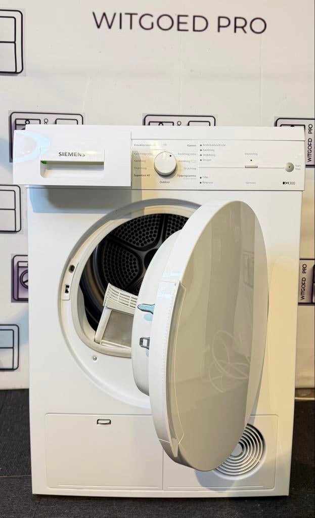Siemens iQ300 iSensoric Condensdroger - Snel & Kreukvrij !, SIEMENS, 6 tot 8 kg, Gebruikt, SIEMENS