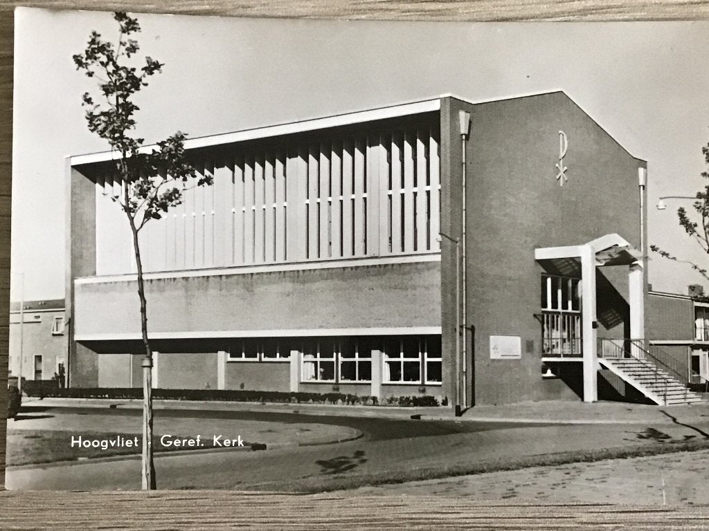 Hoogvliet Ger. Kerk 1964, Verzamelen, Verzenden, 1960 tot 1980, Ongelopen, Zuid-Holland