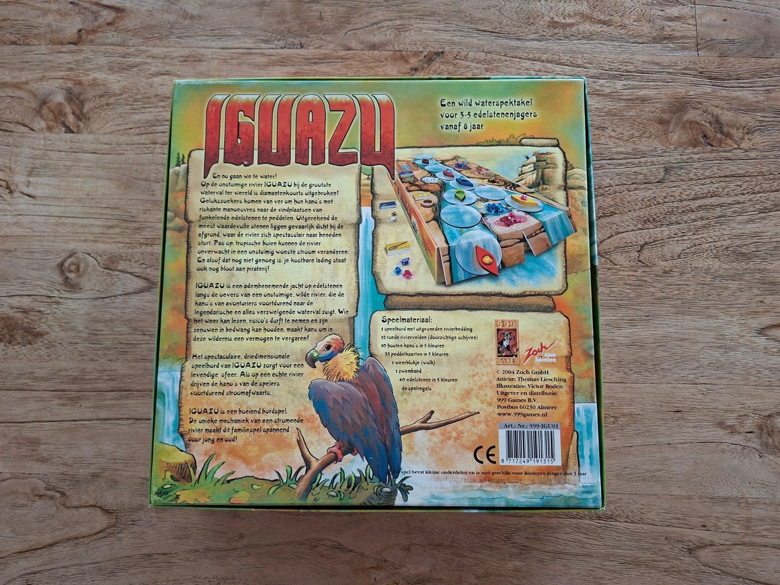 Iguazu Bordspel, Drie of vier spelers, Ophalen of Verzenden, Zo goed als nieuw, Zoch Zum Spielen