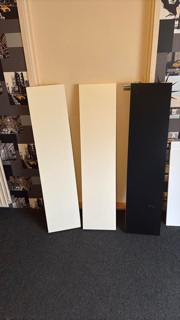 Boekenplank panelen 3 stuks ikea, Doe-het-zelf en Verbouw, Platen en Panelen, Ophalen, Zo goed als nieuw