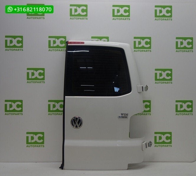 VW Transporter T5 GP (09-15) Achterdeur rechts met ruit wit, Gebruikt, Achter, Ophalen of Verzenden, Volkswagen