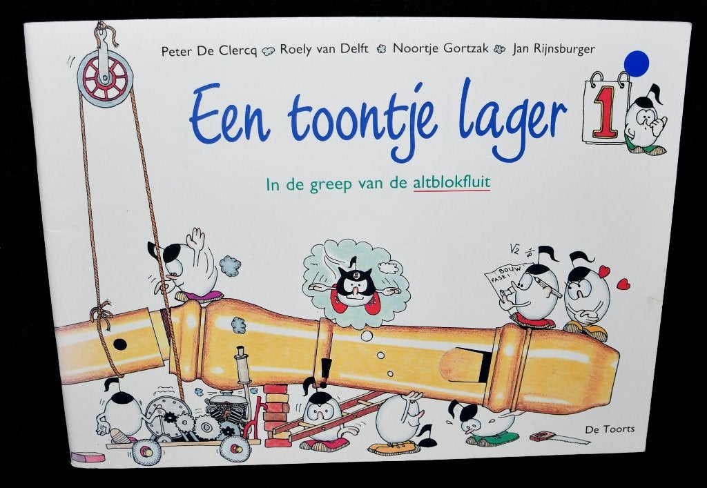 Een Toontje Lager - In De Greep Van De Altblokfluit - Peter, Overige genres, Ophalen of Verzenden, Zo goed als nieuw, Blokfluit