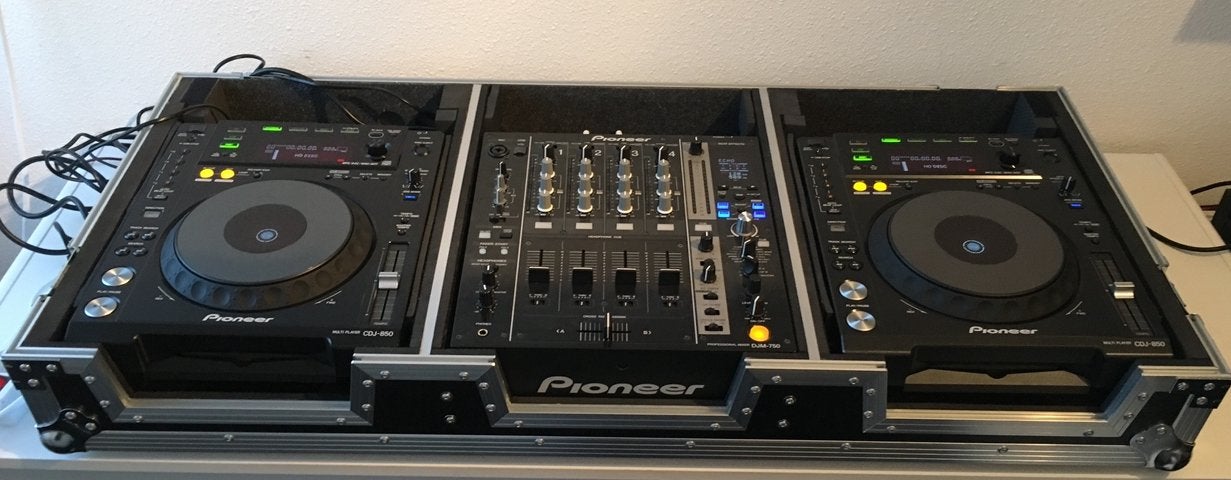 DJ set Pioneer 2x CDJ-850-k + 1x DJM-750-k, Ophalen, Zo goed als nieuw, Dj-set, Pioneer
