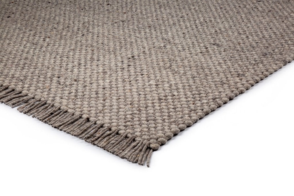 Vloerkleed / Karpet Brinker Burano Dark Grey 170x230cm, Wol, Nieuw, Ophalen of Verzenden, 200 cm of meer