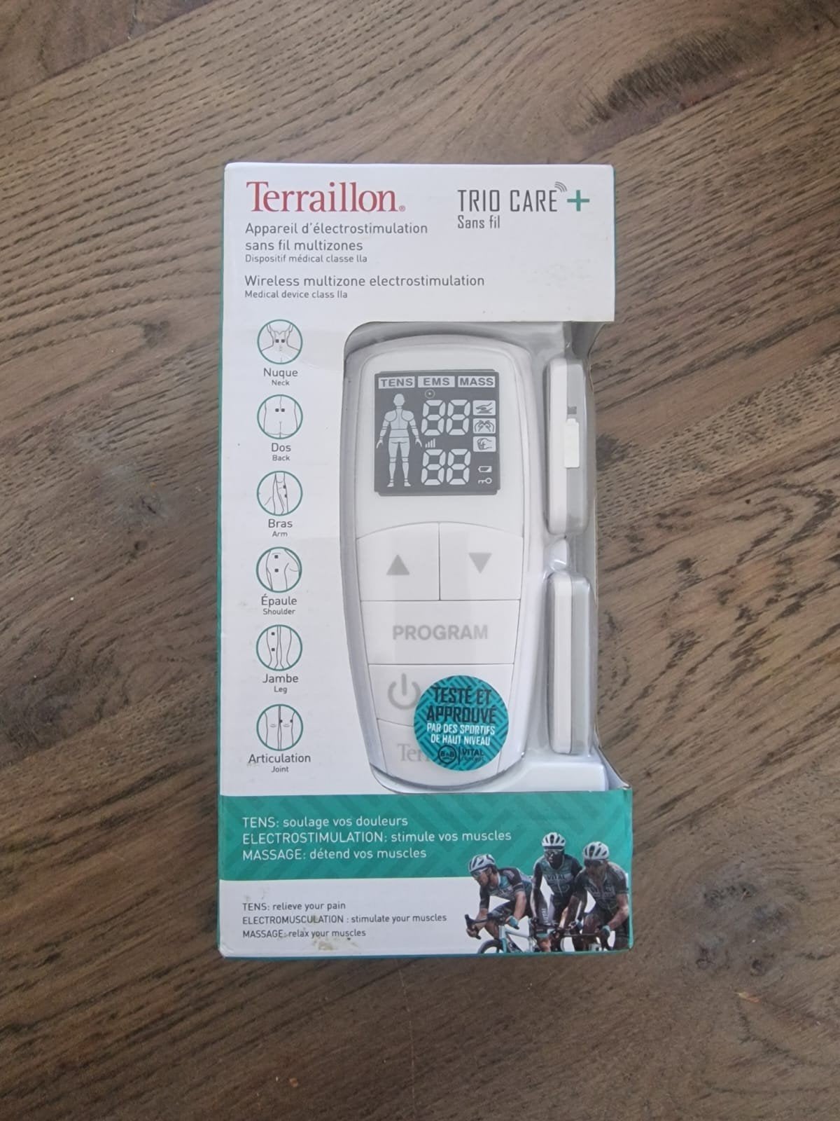 Terraillon Trio Care+ Draadloze Elektrostimulator, Ophalen of Verzenden, Nieuw, Overige typen