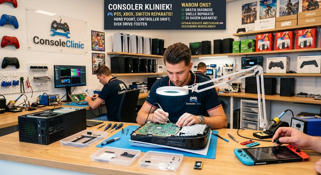 Console Clinic - Gaming Console Repair, No cure no pay, Spelcomputers