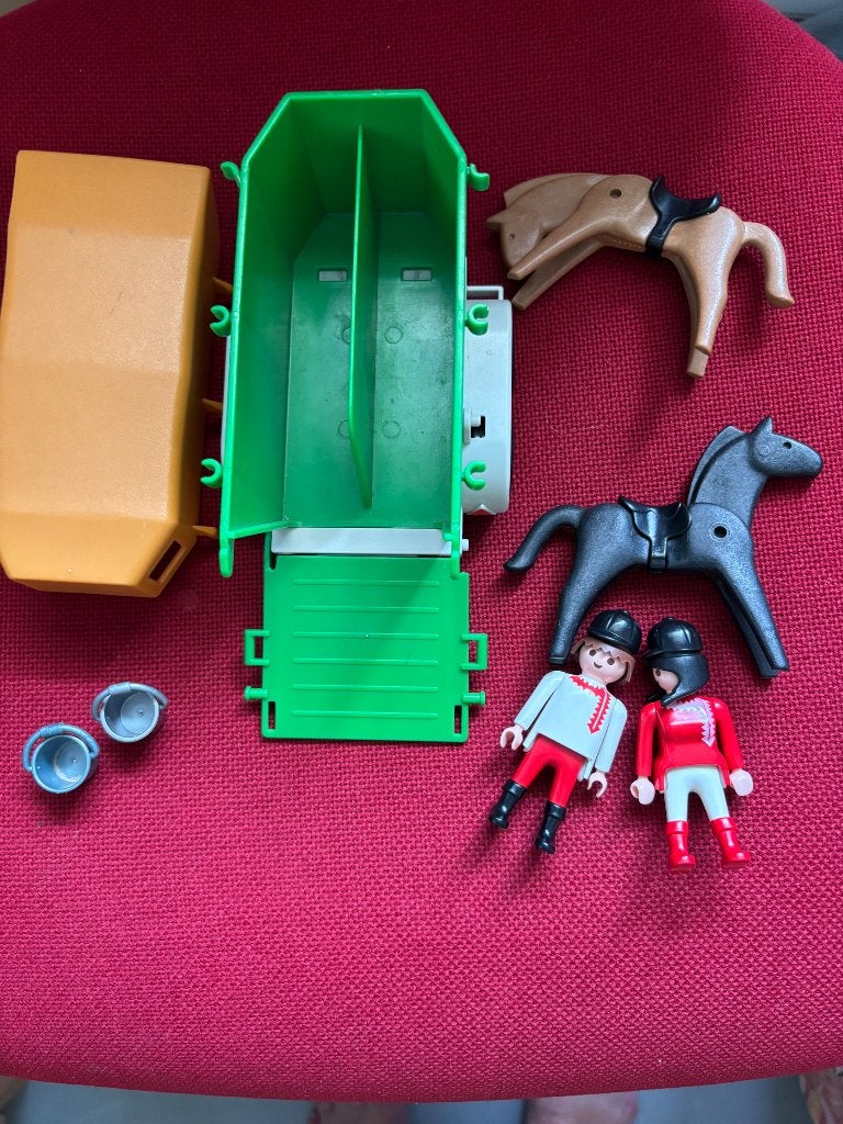 Playmobil paardentrailer, Ophalen of Verzenden, Gebruikt