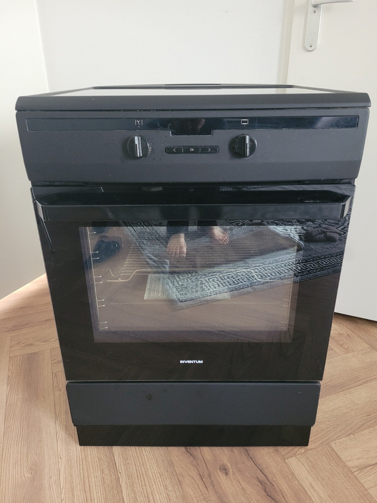 fornuis, Witgoed en Apparatuur, Zo goed als nieuw, Inductie, Vrijstaand, 85 tot 90 cm