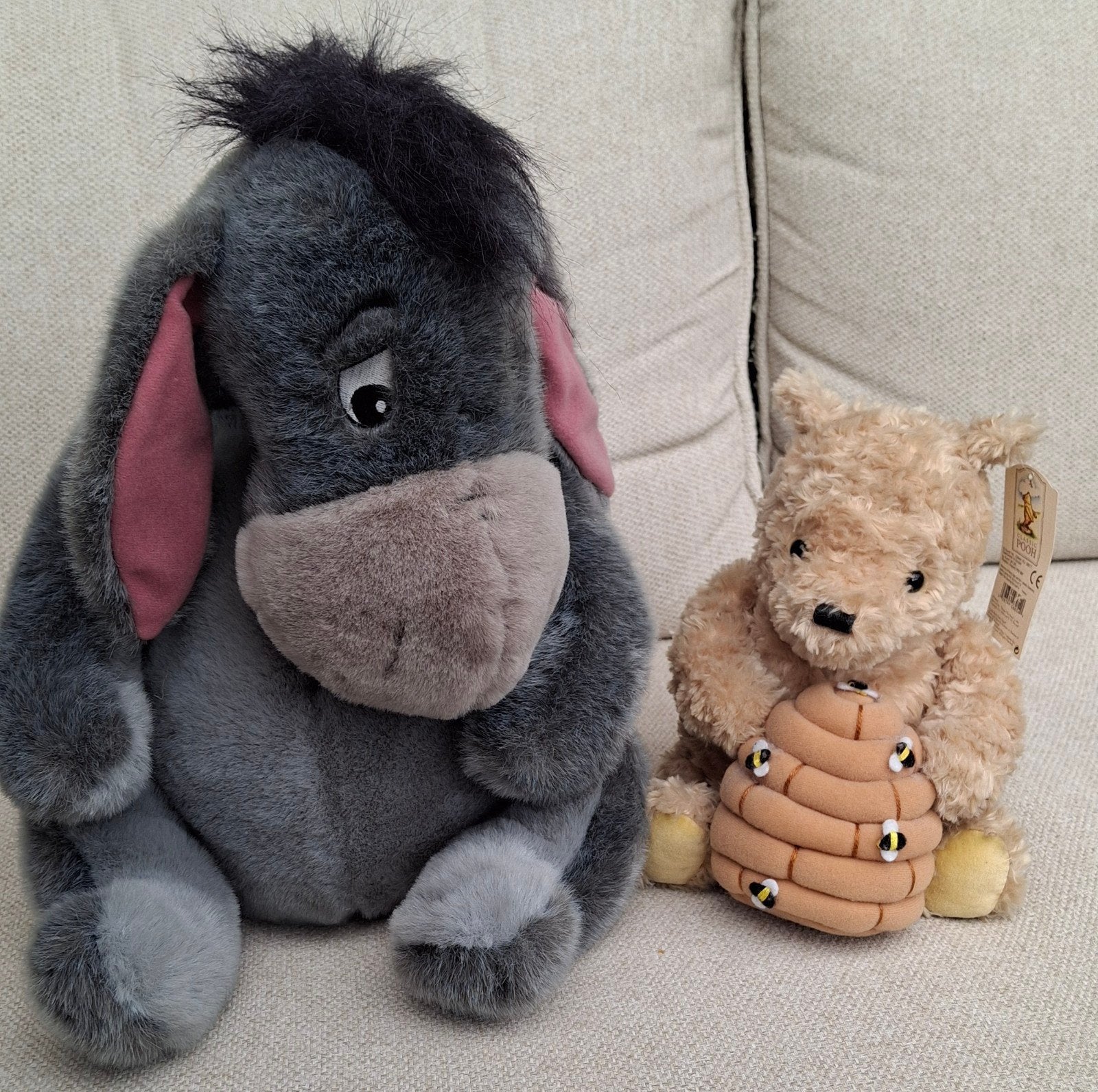 Knuffels: Winnie de Poeh (Gund) en Iejoor (Disney), Disney, Disney, Beer, Ophalen of Verzenden